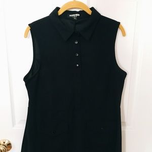Navy Tennis Dress w/ Collar